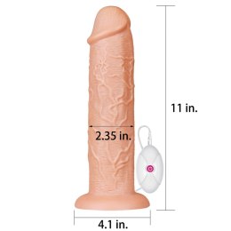 11'' REALISTIC LONG VIBRATING DILDO