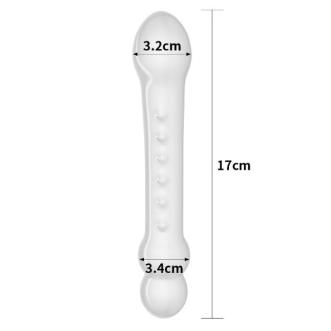 7.3" GLASS ROMANCE CLEAR 7.3" GLASS ROMANCE CLEAR