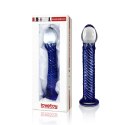 7.5" GLASS ROMANCE BLUE