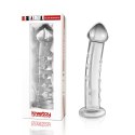 7.5" GLASS ROMANCE CLEAR