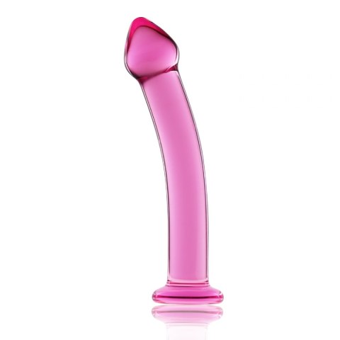 7.5" GLASS ROMANCE PINK 7.5" GLASS ROMANCE PINK