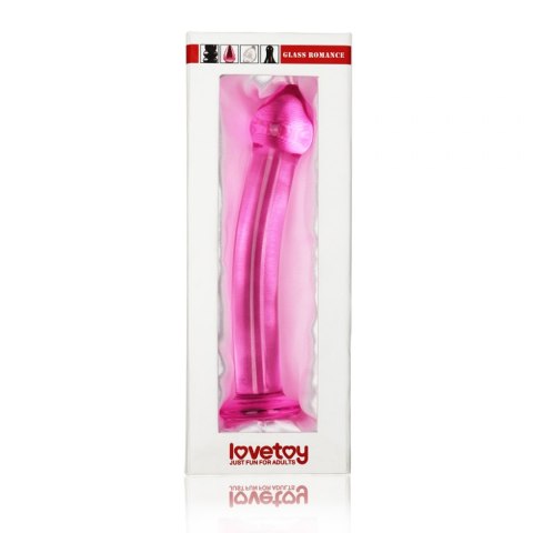 7.5" GLASS ROMANCE PINK 7.5" GLASS ROMANCE PINK