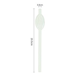 Glow in the Dark Pussy Straws - Pack of 9