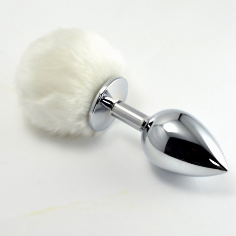 POMPON METAL PLUG LARGE WHITE POMPON METAL PLUG LARGE WHITE