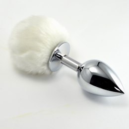 POMPON METAL PLUG SMALL WHITE