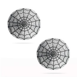 REUSABLE SPIDER GLITTERING SEXY NIPPLE PASTIES