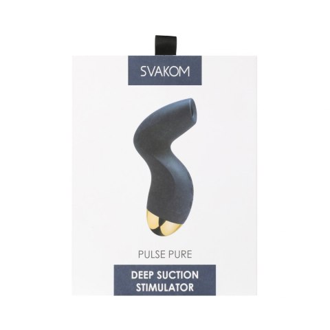 Svakom - Pulse Pure Deep Suction Stimulator Dark Blue Svakom - Pulse Pure Deep Suction Stimulator Dark Blue