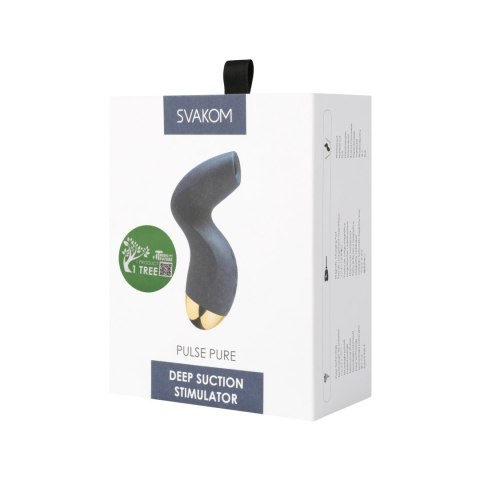 Svakom - Pulse Pure Deep Suction Stimulator Dark Blue Svakom - Pulse Pure Deep Suction Stimulator Dark Blue