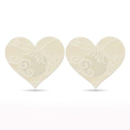 LACE HEART AND FLOWER NIPPLE PASTIES (2 PACK)