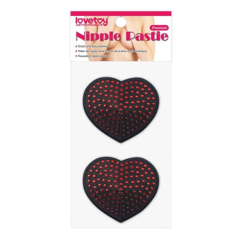 REUSABLE RED DIAMOND HEART NIPPLE PASTIES REUSABLE RED DIAMOND HEART NIPPLE PASTIES