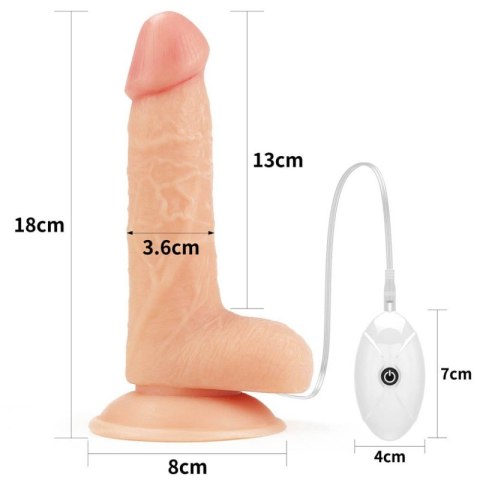 Zestaw Easy Strap-on z wibracjami 18 cm Lovetoy Zestaw Easy Strap-on z wibracjami 18 cm Lovetoy
