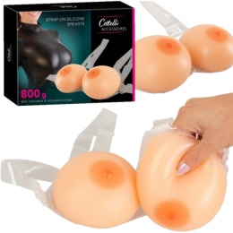 SILIKONOWE PIERSI PROTEZY NAKŁADKI RAMIĄCZKA 800G