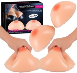 SILIKONOWE SZTUCZNE PIERSI PROTEZY NAKŁADKI 1000G