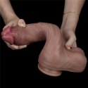 10.5'' DUAL LAYERED PLATINUM SILICONE COCK