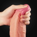 10" DUAL LAYER PLATINUM SILICONE COCK