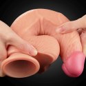 10" DUAL LAYER PLATINUM SILICONE COCK