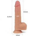 8.5" DUAL LAYERED SILICONE ROTATING NATURE COCK ANTHONY