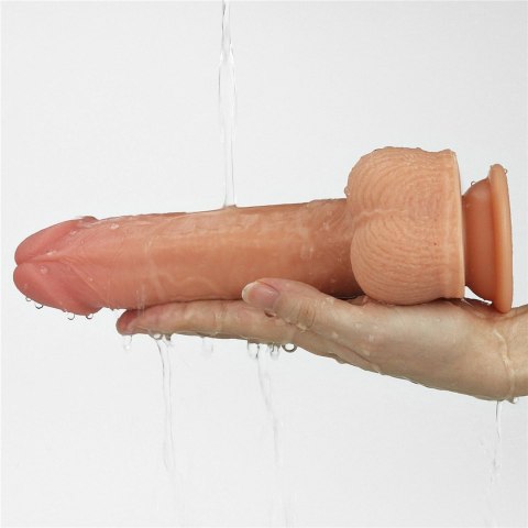 8.5" DUAL LAYERED SILICONE ROTATING NATURE COCK ANTHONY 8.5" DUAL LAYERED SILICONE ROTATING NATURE COCK ANTHONY