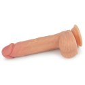 8.5" DUAL LAYERED SILICONE ROTATING NATURE COCK LIAM