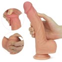 8.5" DUAL LAYERED SILICONE ROTATING NATURE COCK LIAM