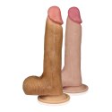8'' DUAL LAYERED PLATINUM SILICONE COCK