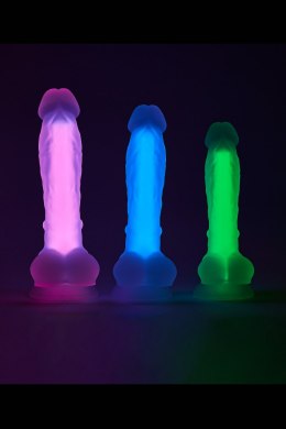 RADIANT SOFT SILICONE GLOW IN THE DARK DILDO SMALL GREEN