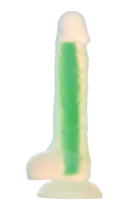 RADIANT SOFT SILICONE GLOW IN THE DARK DILDO SMALL GREEN RADIANT SOFT SILICONE GLOW IN THE DARK DILDO SMALL GREEN