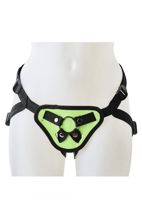 RADIANT STRAP-ON GLOW IN THE DARK GREEN RADIANT STRAP-ON GLOW IN THE DARK GREEN