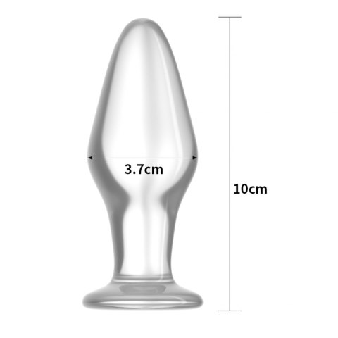 4.3" GLASS ROMANCE CLEAR 4.3" GLASS ROMANCE CLEAR