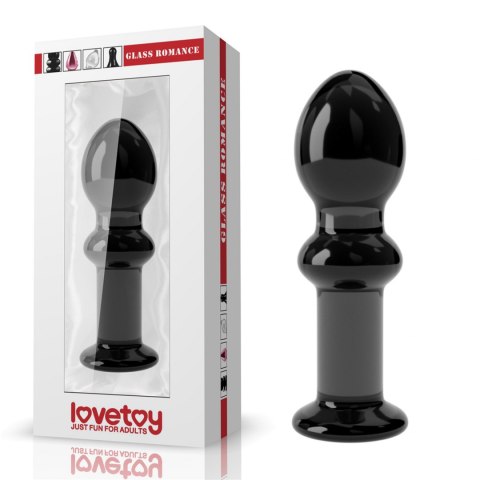 4.5" GLASS ROMANCE BLACK 4.5" GLASS ROMANCE BLACK