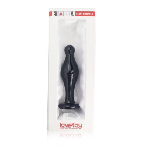 4.5" GLASS ROMANCE BLACK 4.5" GLASS ROMANCE BLACK