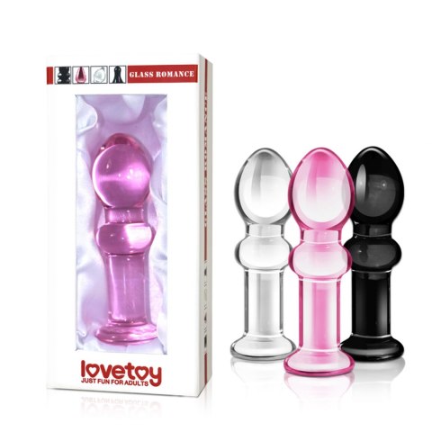 4.5" GLASS ROMANCE CLEAR 4.5" GLASS ROMANCE CLEAR