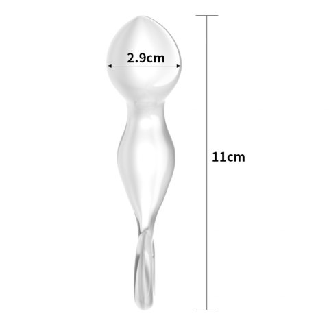 4.5" GLASS ROMANCE CLEAR 4.5" GLASS ROMANCE CLEAR