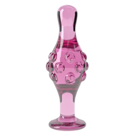 4.5" GLASS ROMANCE PINK 4.5" GLASS ROMANCE PINK