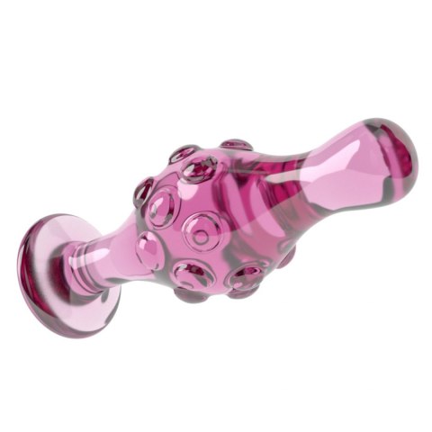 4.5" GLASS ROMANCE PINK 4.5" GLASS ROMANCE PINK