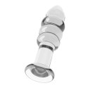 5.5" GLASS ROMANCE CLEAR