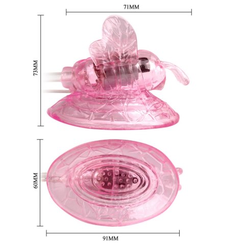 BAILE- BUTTERFLY CLITORAL PUMP, VIBRATION SUCKING BAILE- BUTTERFLY CLITORAL PUMP, VIBRATION SUCKING