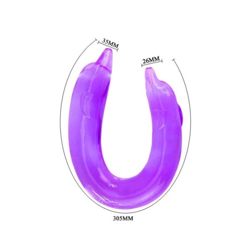 BAILE- DOUBLE DOLPHIN, BENDABLE PURPLE BAILE- DOUBLE DOLPHIN, BENDABLE PURPLE