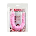 SOLIDNE DILDO PODWÓJNA PENETRACJA WAGINALNO ANALNY BAILE- DOUBLE DONG PINK