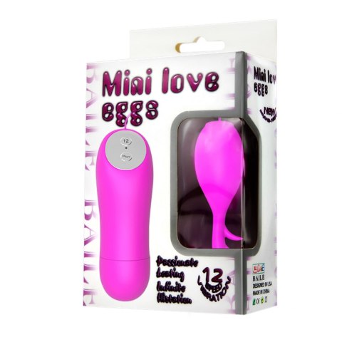 BAILE- MINI LOVE EGG, 12 VIBRATION FUNCTIONS BAILE- MINI LOVE EGG, 12 VIBRATION FUNCTIONS