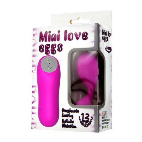 BAILE- MINI LOVE EGGS, 12 VIBRATION FUNCTIONS BAILE- MINI LOVE EGGS, 12 VIBRATION FUNCTIONS
