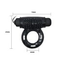 BAILE- POWER RING, 20 VIBRATION FUNCTIONS WIRELESS REMOTE CONTROL