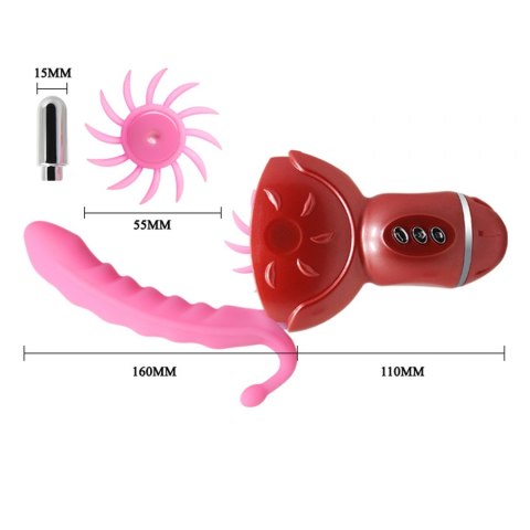 BAILE- ROLLING FUN II, 12 VIBRATION FUNCTIONS 6 ROTATION FUNCTIONS BENDABLE BAILE- ROLLING FUN II, 12 VIBRATION FUNCTIONS 6 ROTATION FUNCTIONS BENDABLE