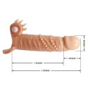 PRZEDŁUŻKA NA PENISA DUŻA GRUBA NAKŁADKA POSZERZA PRETTY LOVE-CONNOR, PENIS SLEEVE