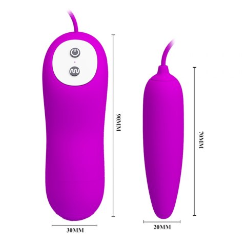 JAJKO STYMULUJĄCE PRETTY LOVE- HARRIET, 12 VIBRATION FUNCTIONS JAJKO STYMULUJĄCE PRETTY LOVE- HARRIET, 12 VIBRATION FUNCTIONS