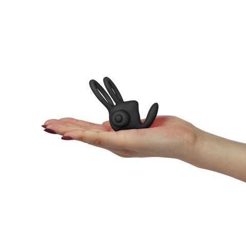 POWER CLIT DUO SILICONE COCKRING BLACK POWER CLIT DUO SILICONE COCKRING BLACK