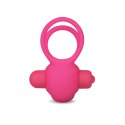 POWER CLIT DUO SILICONE COCKRING PINK