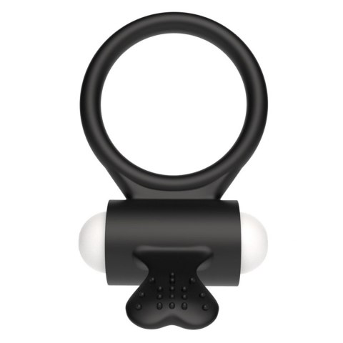 POWER CLIT SILICONE COCKRING BLACK POWER CLIT SILICONE COCKRING BLACK