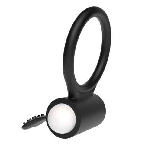 POWER CLIT SILICONE COCKRING BLACK POWER CLIT SILICONE COCKRING BLACK