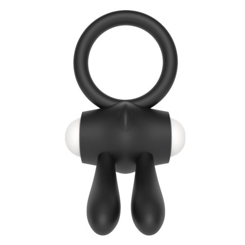 POWER CLIT SILICONE COCKRING BLACK POWER CLIT SILICONE COCKRING BLACK